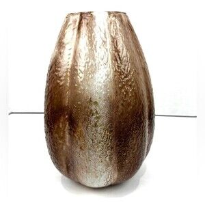 Akcam Shades of Brown Glass Decorative Modern Vase Handmade
